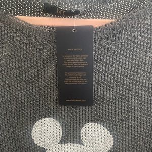 SOLD. NT by Amati Grey limited edition Italian Mickey Mouse Sweater